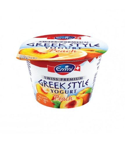 Sữa Chua Hy Lạp Cao Cấp Emmi Vị Đào 2% Béo (150g)