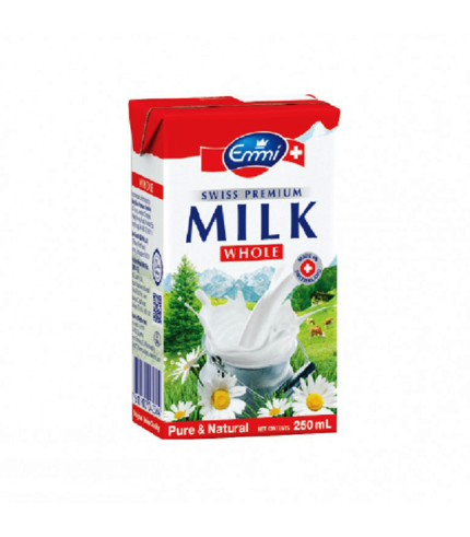 Sữa Tươi Nguyên Kem Cao Cấp Thụy Sỹ Emmi 3.5% Béo (250ml). Thùng 18 Hộp