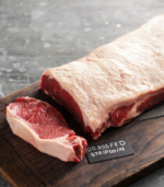 Thịt Thăn Ngoại Bò Úc Stanbroke - Striploin 1Rib Mb2 Black Angus (~5kg)