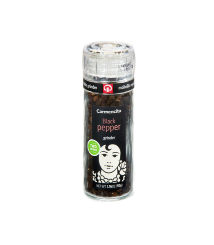 Tiêu Đen Nguyên Hạt Có Nắp Xay (50g)