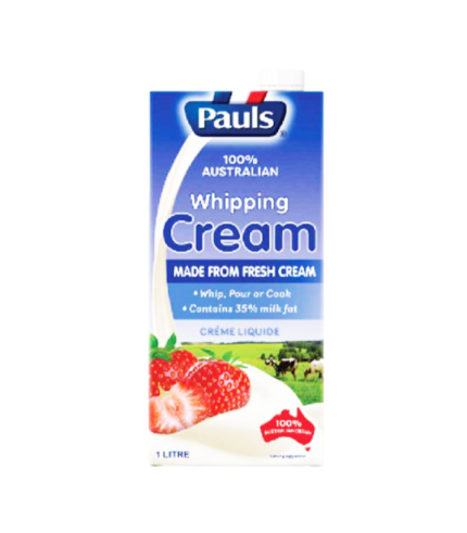 Kem Sữa Béo Whipping Cream 1L – Pauls. Thùng 12 Hộp