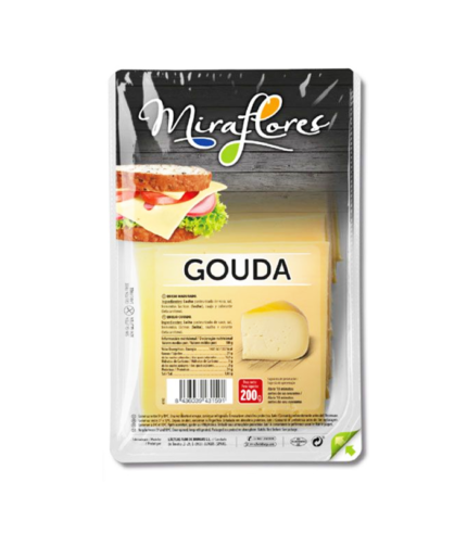 Phô Mai Gouda Cắt Lát Miraflores 200g