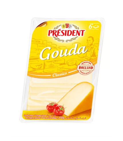 Phô Mai Gouda Cheese Natural 6 Slices (150G) – Président