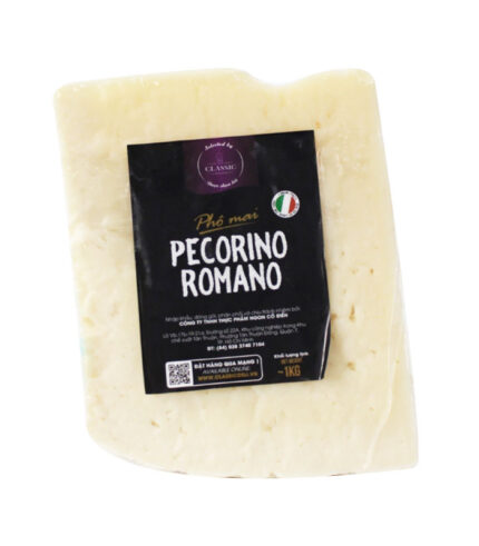 Phô Mai Pecorino Romano Block – Eco Friendly Packaging (1kg)