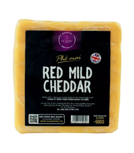 Phô Mai Red Mild Cheddar Block (500g) McLelland – CTR
