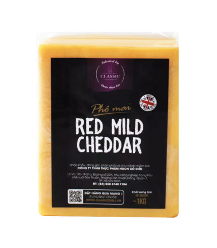 Phô Mai Red Mild Cheddar (1kg) – Président