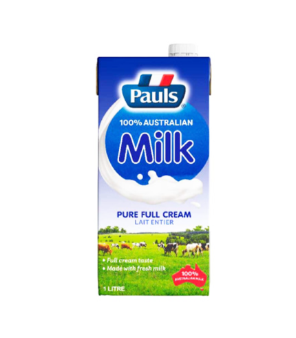 Sữa Tươi Tiệt Trùng Nguyên Kem Pauls – Milk Pure Full Cream 1L. Thùng 12 Hộp